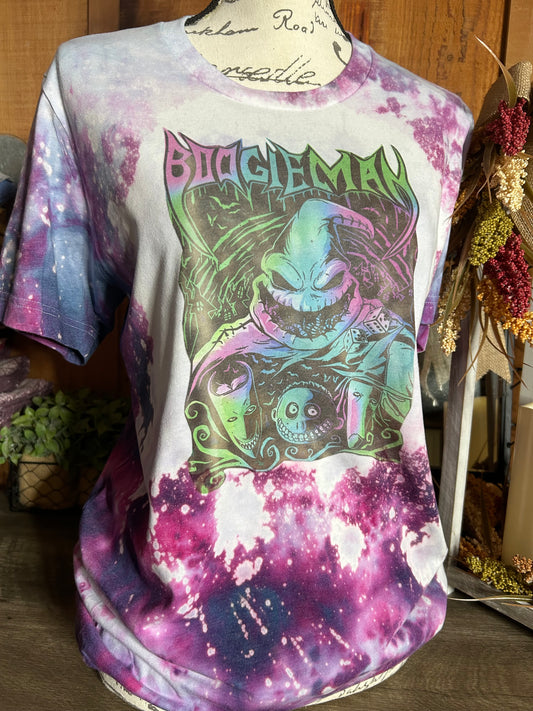 It’s the Boogieman Graphic Tee Bleached Tie Dye th